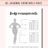 BODY MEASUREMENTS